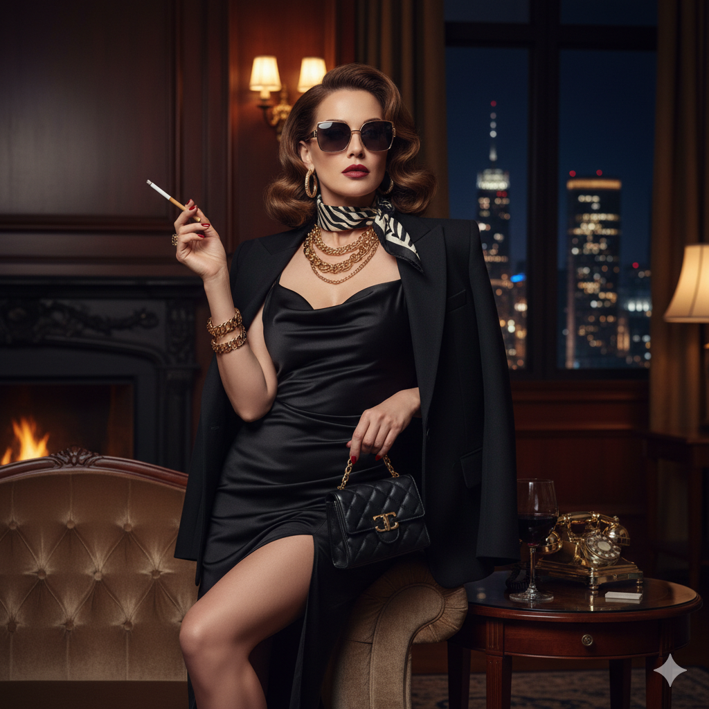 How to Wear the 'Mob Wife' Aesthetic Without the Fur Coat